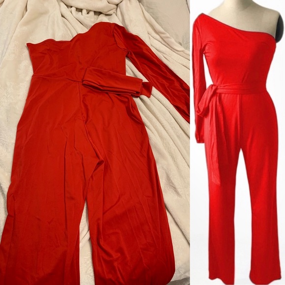 Red jumpsuit - Picture 2 of 4